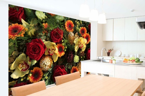 Vlies Fototapete - Blumengesteck 375 x 250 cm